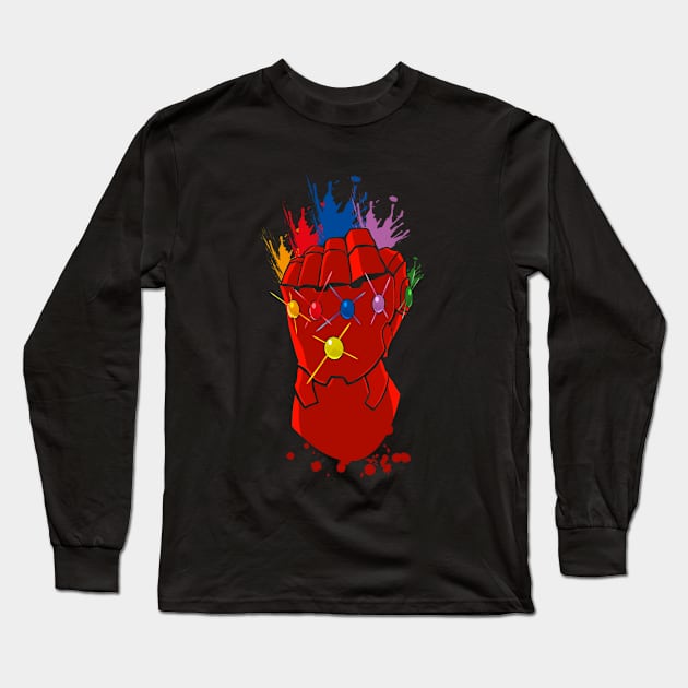 Iron Gauntlet Long Sleeve T-Shirt by VanHand